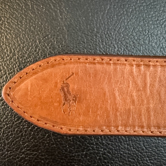 Polo Ralph Lauren Double-O-Ring leather belt. Italian leather Made in China 40” - Picture 7 of 15